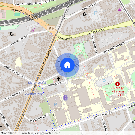 Lutherplatz 13, 47805 Nordrhein-Westfalen - Krefeld