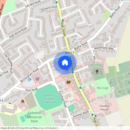 High Street, Coleshill. B46 3AH