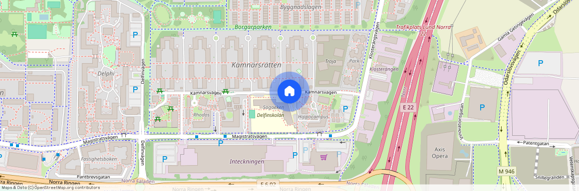 Kämnärsvägen 22 E, Lund