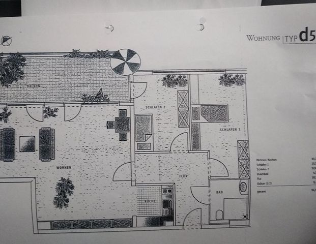 Geschmackvolle 3-Zimmer Wohnung mit Einbauküche in 60435 Frankfurt am Main - Photo 1