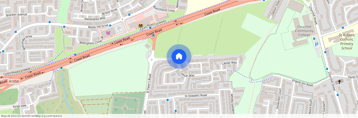 Caesar Way, Wallsend, North Tyneside