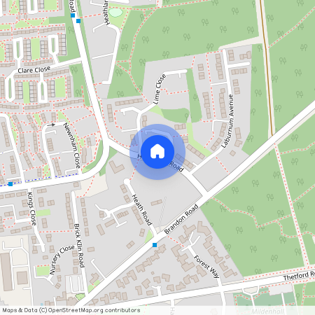 Hornbeam Road, Mildenhall, Bury St. Edmunds, Suffolk, IP28