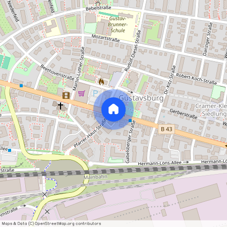 Darmstädter Landstraße, 65462, Darmstädter Landstraße    Ginsheim-Gustavsburg