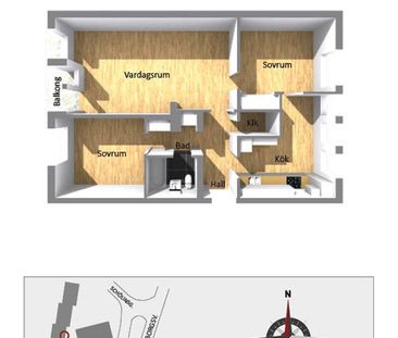 Schölinsgatan 3 A - Foto 2