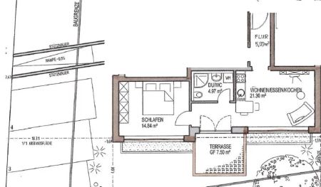 Single-Appartement in ruhiger Lage - Foto 3