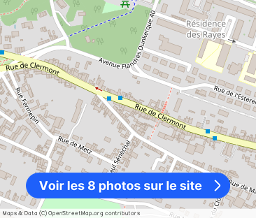 LOCATION RUE DE CLERMONT F2 DUPLEX DE 45.03M2 - Photo 1