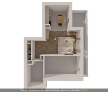 location Appartement T2 DE 49.93m² À LIEUSAINT - Photo 6