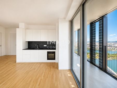 DC2 Tower: 43. Etage mit Weitblick: Erstbezug U1 Donauinsel SKY RESIDENCES - Foto 5