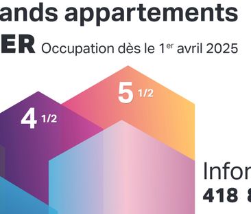 Très Grands Appartements à Louer - Photo 1