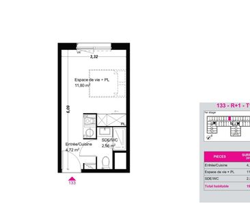 Location Appartement 1 pièce 19m² FRANQUEVILLE ST PIERRE 76520 - Photo 1