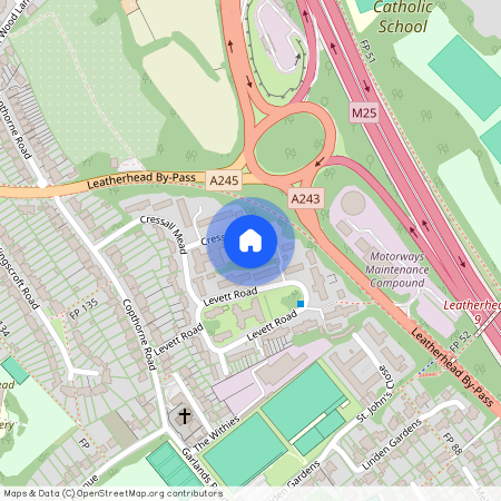 14 Cressall Close, 106 Bishops Court, St. Bartholomews Place, KT22 7DZ