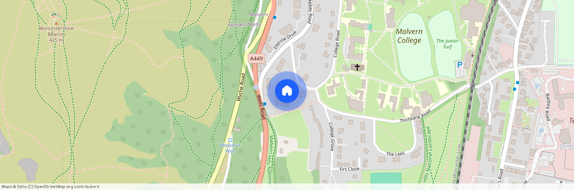 The Beeches, Bellmere Gardens, Malvern, Worcestershire, WR14 3HQ
