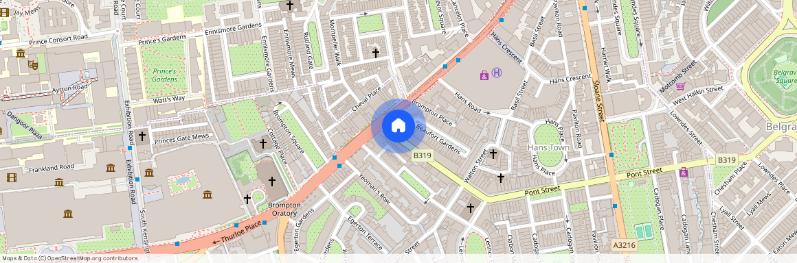 Beauchamp Place, South Kensington