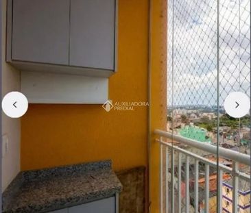 Apartamento com 2 quartos e 55m² para alugar em Vila Humaitá, Santo... - Foto 2
