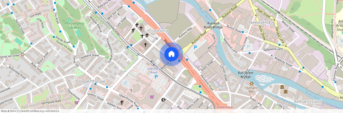 Cross Bedford Street, Sheffield S6 3AT, United Kingdom