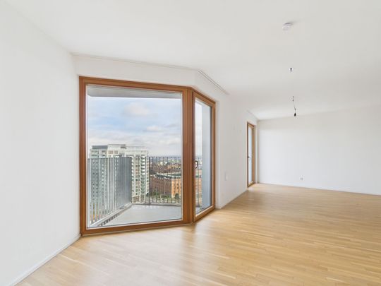 Urbanes Wohnen: 64m² | Wohnung mit zwei Balkonen im 18. OG | The Metropolitan | ab sofort verfügbar - Foto 1