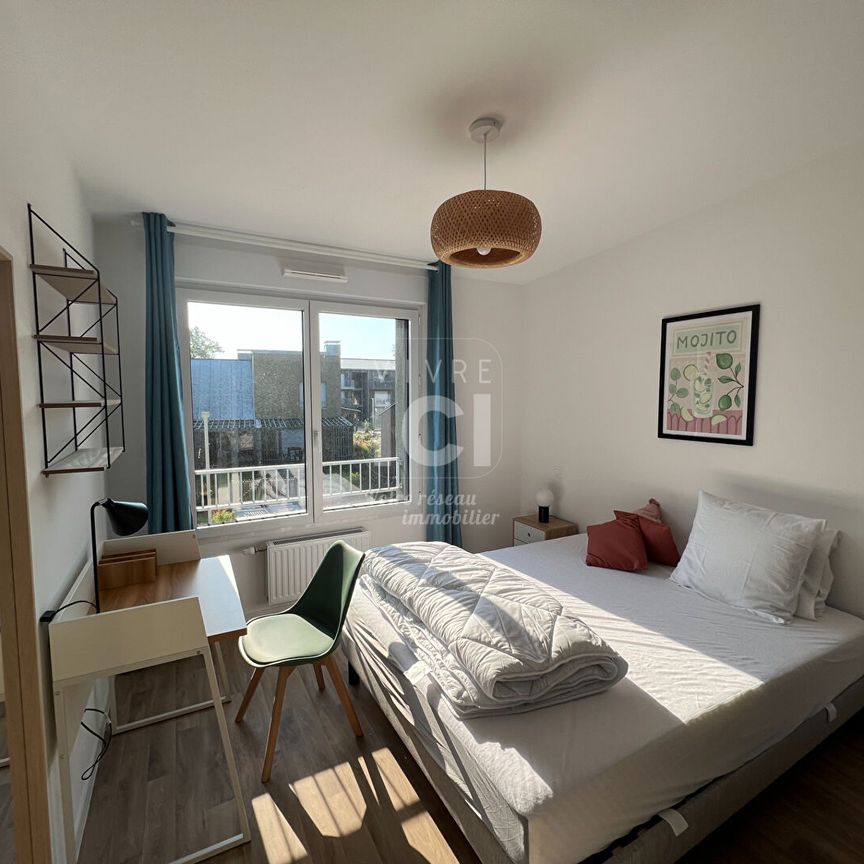 Chambre Meublée - Maison En Colocation - Gachet / La Chantrerie - Photo 1
