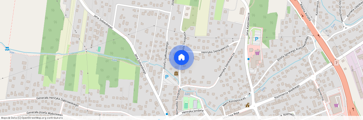 ul. Romualda Traugutta, Myślenice, Myślenice, myślenicki, małopolskie