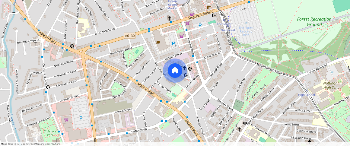 ** Acourt Street, Nottingham