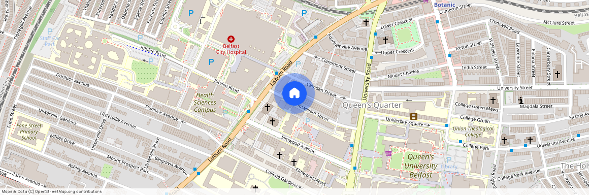 Great Apartment, 61a Fitzwilliam Street, Queens Quarter, Belfast, BT9 6AX