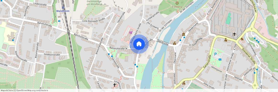 Bahnhofstraße 12, 04736 Sachsen - Waldheim