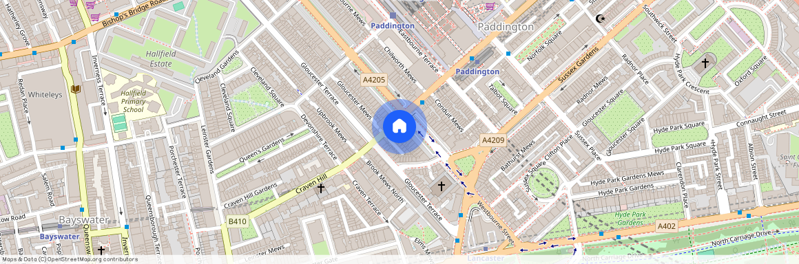 Westbourne Terrace, Hyde Park, W2, London