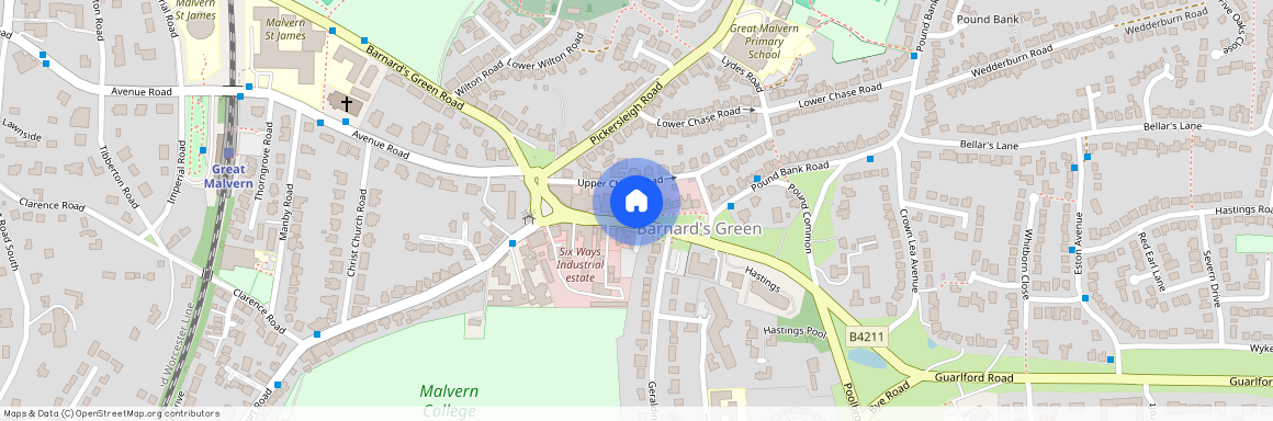 123 Barnards Green, Malvern, Malvern, Worcestershire, WR14 3LT