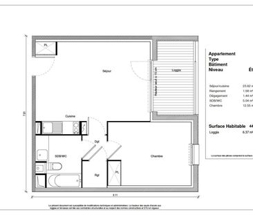 Location Appartement 2 pièces 44m² ST JORY 31790 - Photo 2