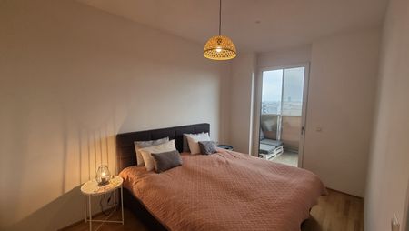VOLL MÖBLIERT + INTERNET INKLUSIVE | 2-Zi Q Tower 9. OG, Süd-Balkon (1030) - Foto 5