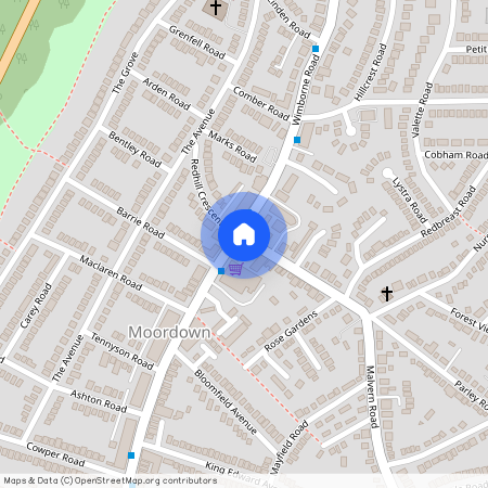 Wimborne Road, Moordown