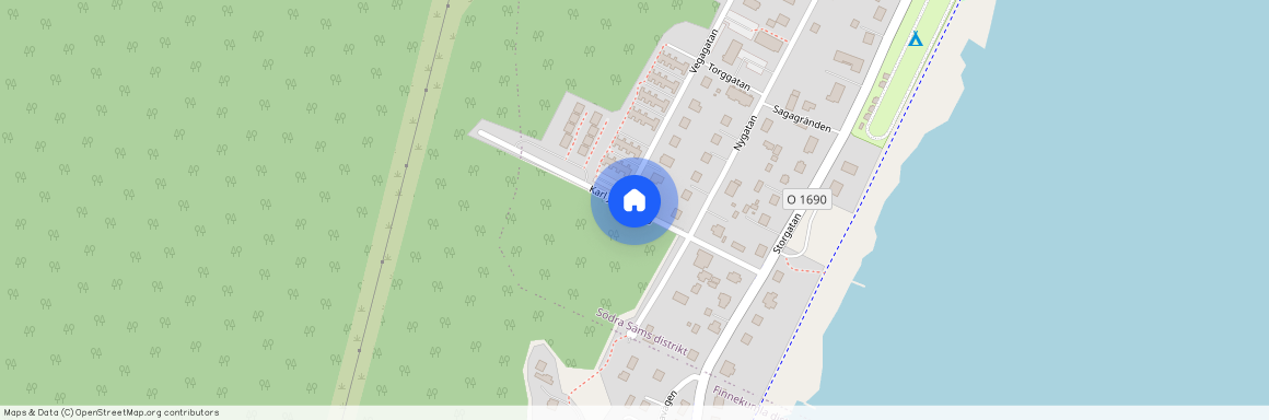 Karl Johans Väg, Vegby