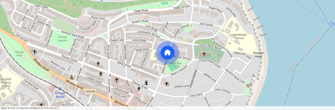 Belle Vue Court Apartments, Albert Road, Penarth, CF64