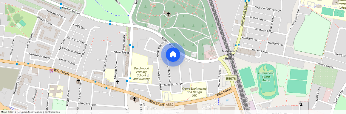 Badger Avenue, Crewe, CW1