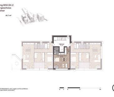 bel appartement de 1,5 pièce - Vivre dans le B50 au centre de Buchs - Photo 3