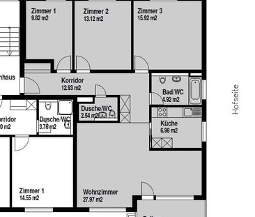 4.5 Zimmer, 94 m², 1. Stock - Foto 6