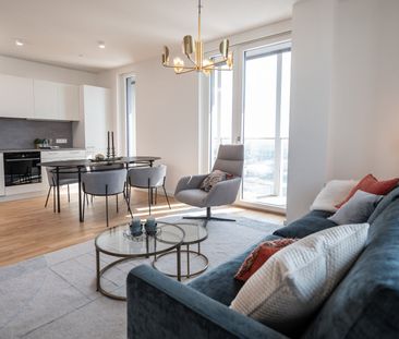 4-Zi.-Erstbezug mit Loggia & Rooftop Wellness | TOWER HOMES im V22 - Foto 6