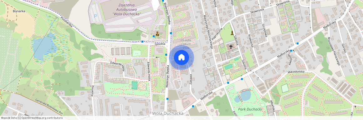 ul. Walerego Sławka, Wola Duchacka, Podgórze Duchackie, Kraków, małopolskie