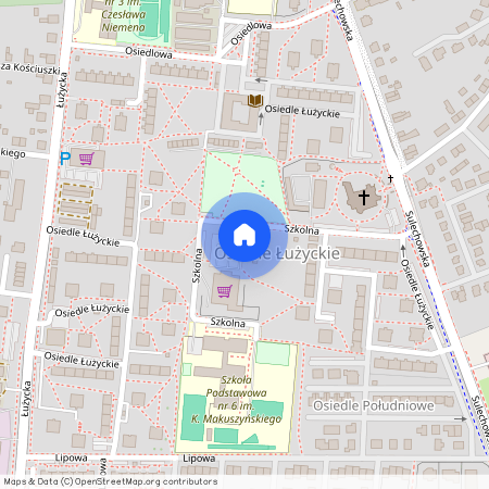 Osiedle Łużyckie, Świebodzin, Świebodzin, świebodziński, lubuskie