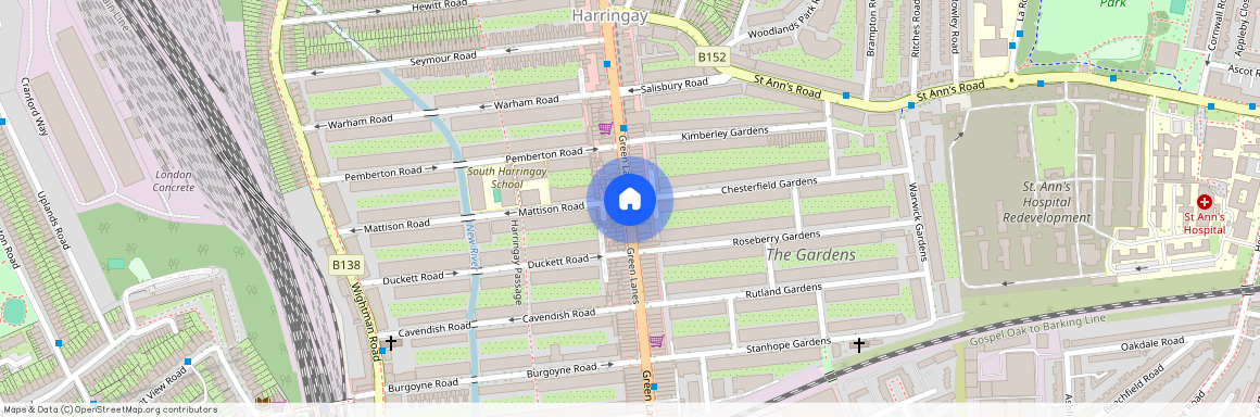 Spacious Double Rooms In Recently Refurbished Flat Grand Parade, Green Lanes, London, N4