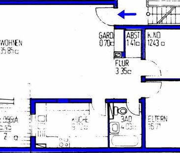 3 Zi. Wohnung mit Balkon am östlichen Stadtrand - Photo 2