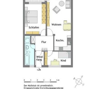 3-Zimmer-Wohnung in Mülheim-Saarn - Photo 1