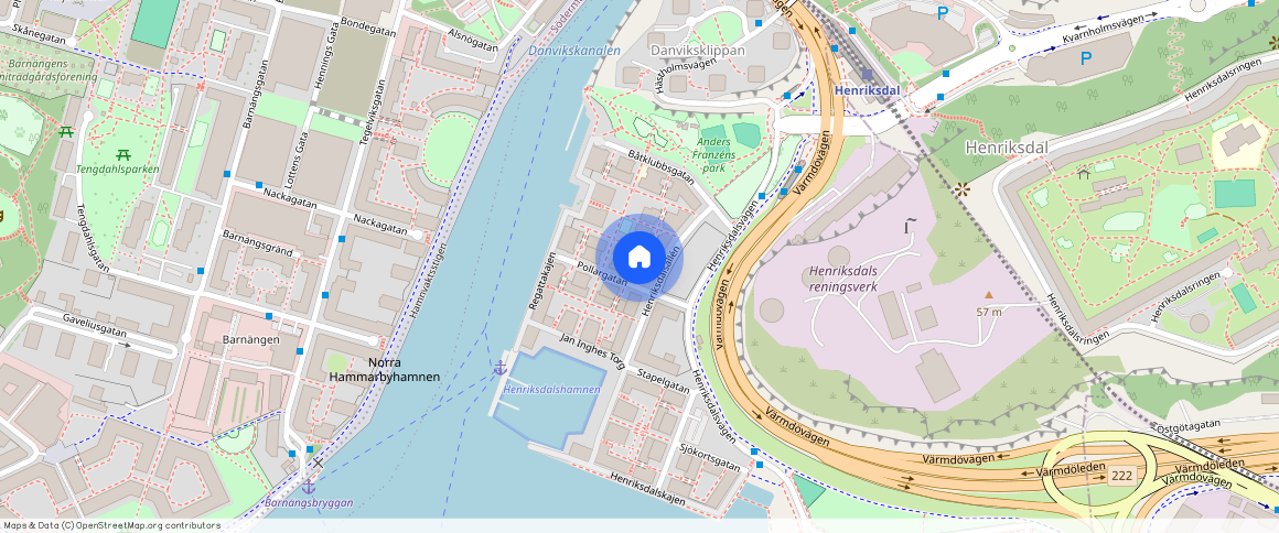 Pollargatan **, Södra Hammarbyhamnen