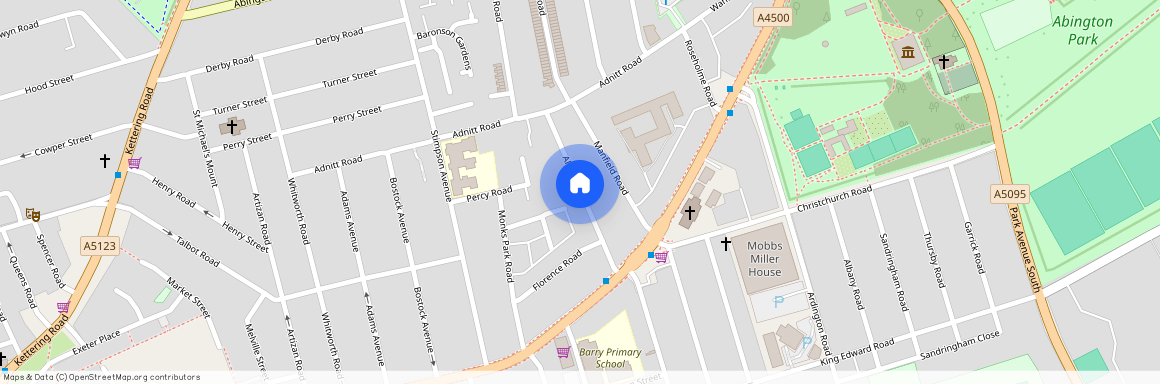 Manfield Road, Northampton, Northamptonshire, NN1 4NW