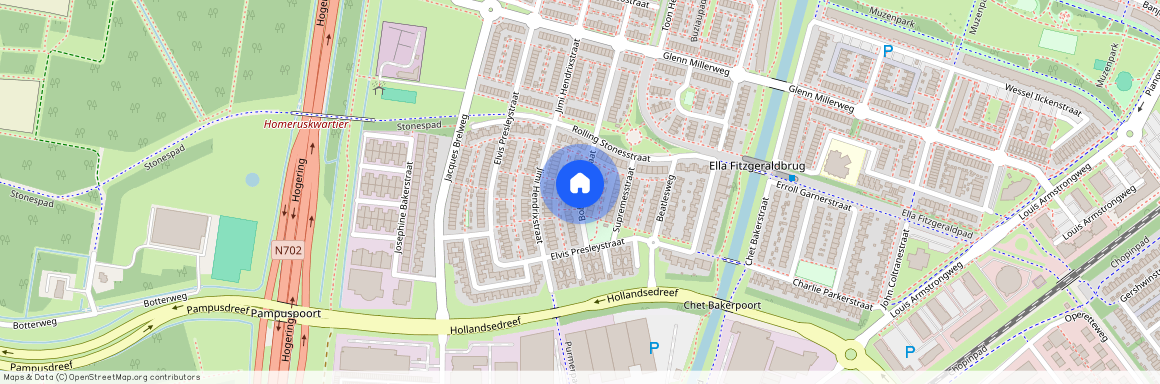 Muziekwijk N.-Zuidwest, 1311 JE, Bob Marleystraat, Almere