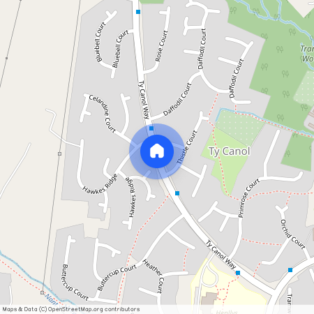 Brook Cottage, Ty Canol