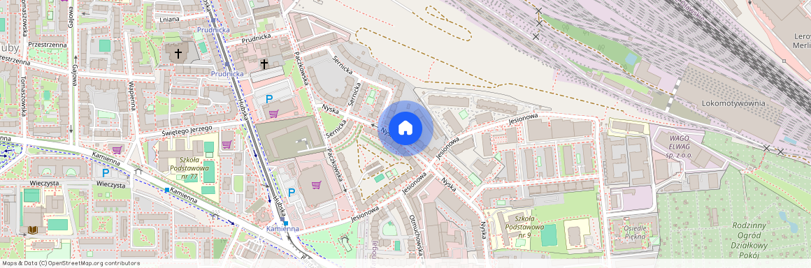 ul. Nyska, Tarnogaj, Krzyki, Wrocław, dolnośląskie