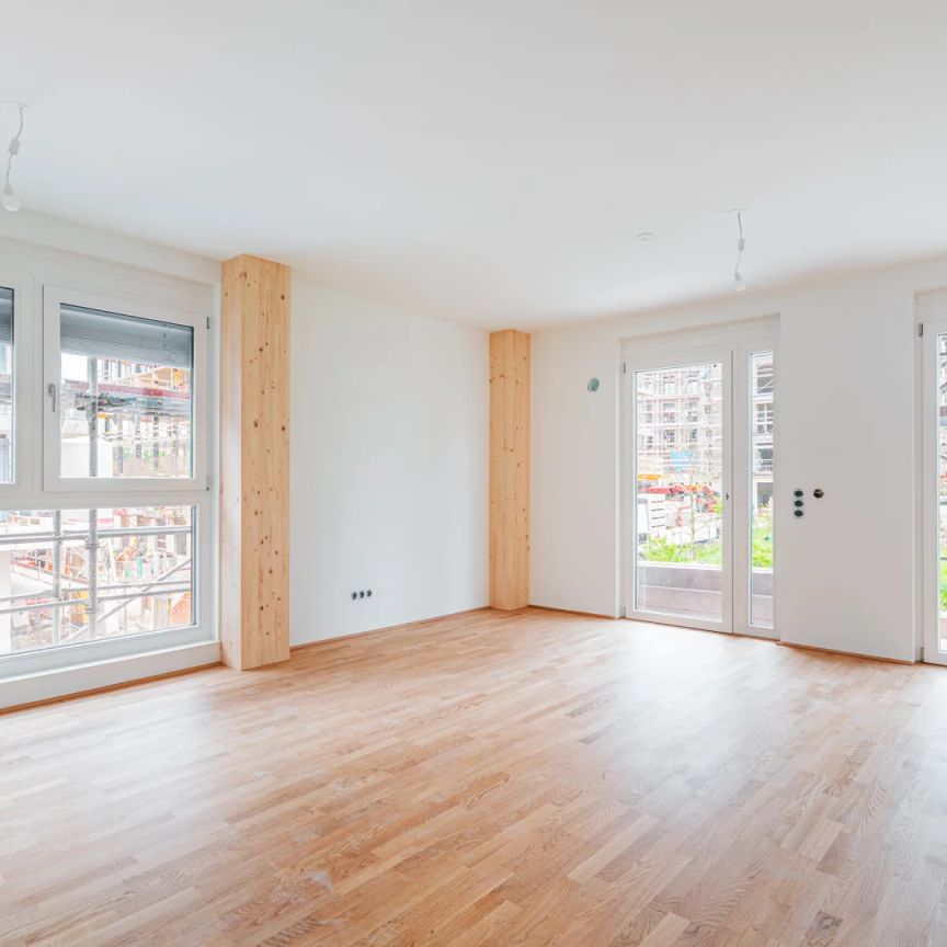 Neue Gründerzeit – Village im Dritten: 2-Zimmer-Wohnung mit Grünblick & Lifestyle - Foto 1
