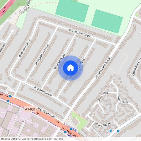 Hillington Gardens, Woodford Green, IG8