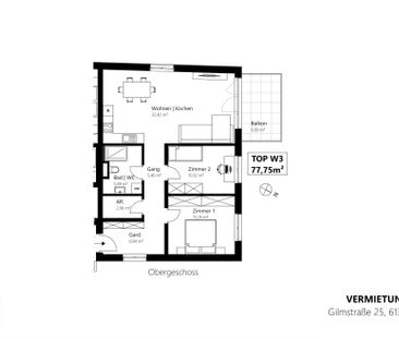 TOP W3: 3-Zimmer-Wohnung - Foto 4