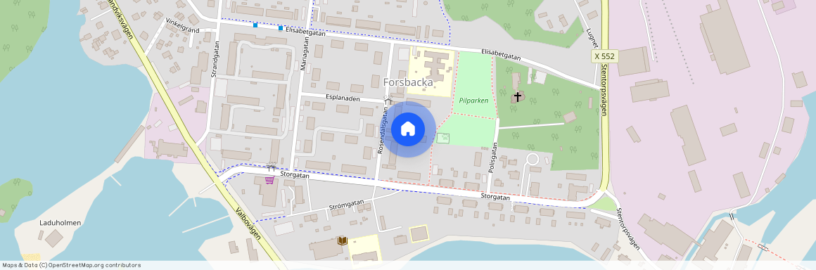 Rosendalsgatan 6 B, Forsbacka